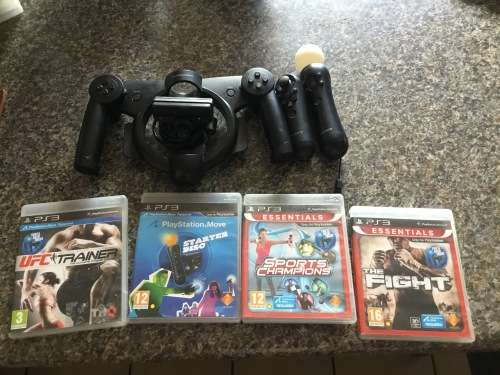 Ps3 Move set plus games and Camra