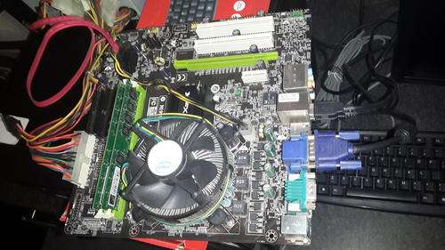 q6600,xfx 630i 7150 mobo and transcend 2x2gig ram ddr 800