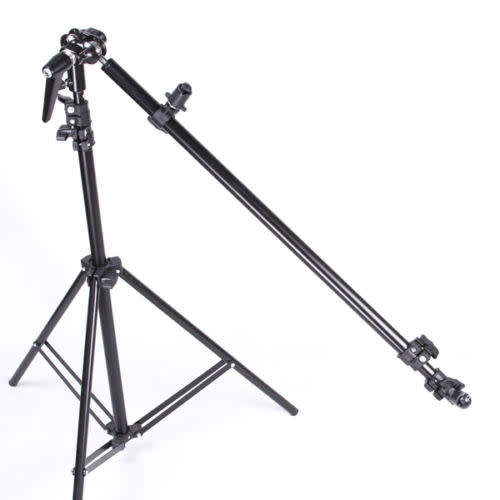PHOTO STUDIO STAND WITH BOOM FOR  REFLECTOR HOLDERS VF W03 STUDIO SYSTEMS