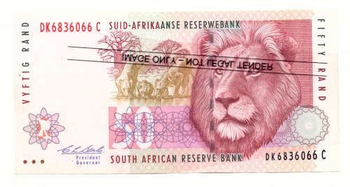 C L STALS R50 RAND SOUTH AFRICAN BANK NOTE 2nd ISSUE