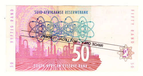 C L STALS R50 RAND SOUTH AFRICAN BANK NOTE 2nd ISSUE
