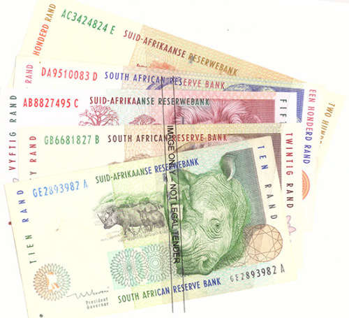 T T MBOWENI FULL SET SOUTH AFRICAN BANK NOTE 2nd ISSUE