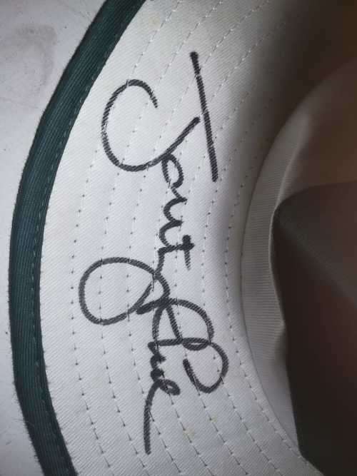 Floppy Hat Cricket signed by Jonty Rhodes NO RESERVE