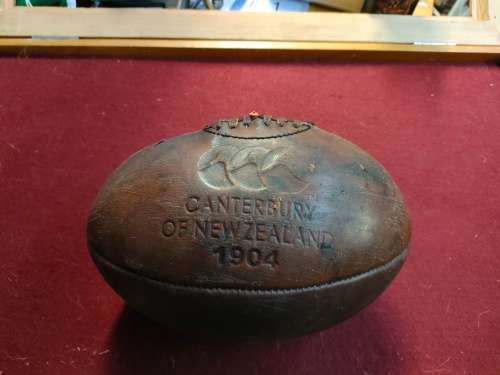 Vintage Leather Rugby Ball
