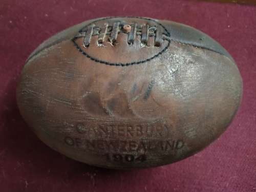 Vintage Leather Rugby Ball