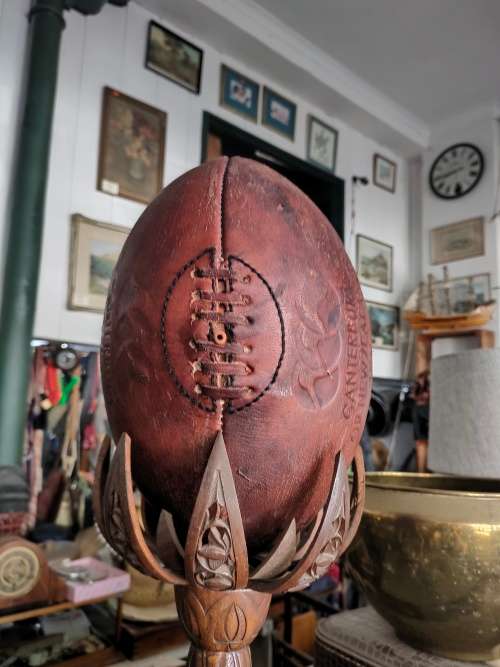 Vintage Leather Rugby Ball