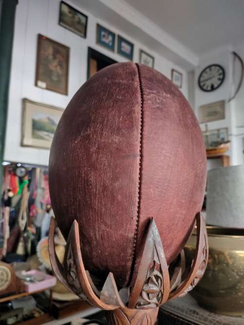 Vintage Leather Rugby Ball
