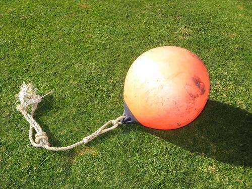 VINTAGE LARGE SEA BOAT MOORING BUOY...STUNNING DECOR PIECE!