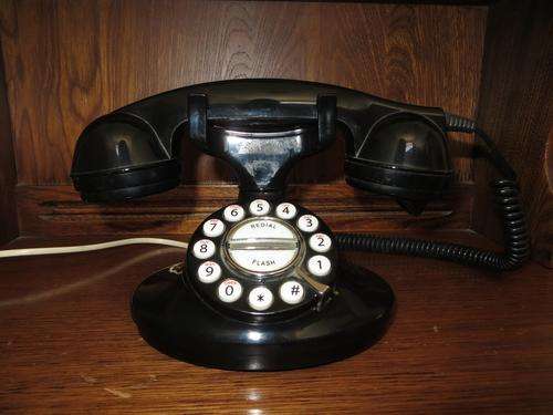 ANTIQUE STYLE REPRODUCTION DESKTOP TELEPHONE