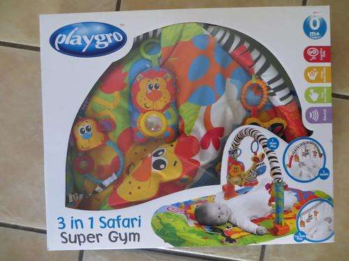 PLAYGRO 3 IN 1 SAFARI SUPER GYM.....GREAT CONDITION...ALMOST BRAND NEW!