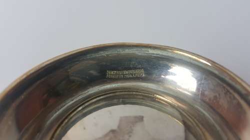 Vintage Voortrekker aandenking 1838 - 1938 bowl n.v. Zilverfabriek Holland