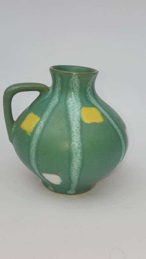 VINTAGE GREEN WEST GERMANY PITCHER/JUG
