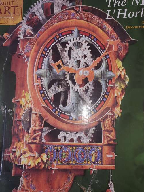 New Wrebbit Built Art Collection Medieval Clock 3D Unassembled Model