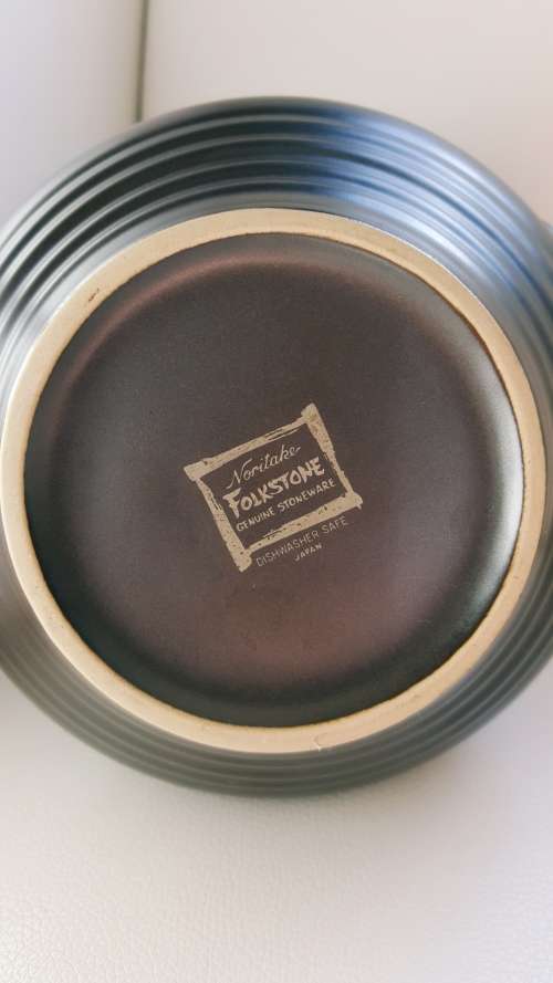 LARGE NORITAKE FOLKSTONE GENUINE STONEWARE JAPAN PORCELAIN TEAPOT