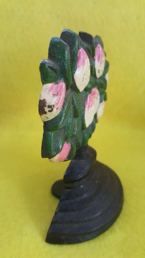 VINTAGE CAST IRON FRUIT TREE DOOR STOP
