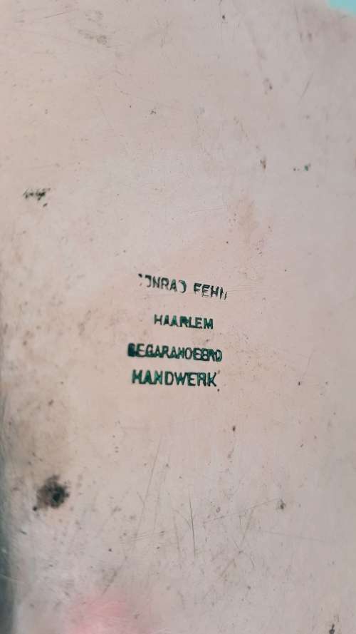 Antique Art nouveau Brass Trinket Box/Container by Conrad Fehn, circa 1920