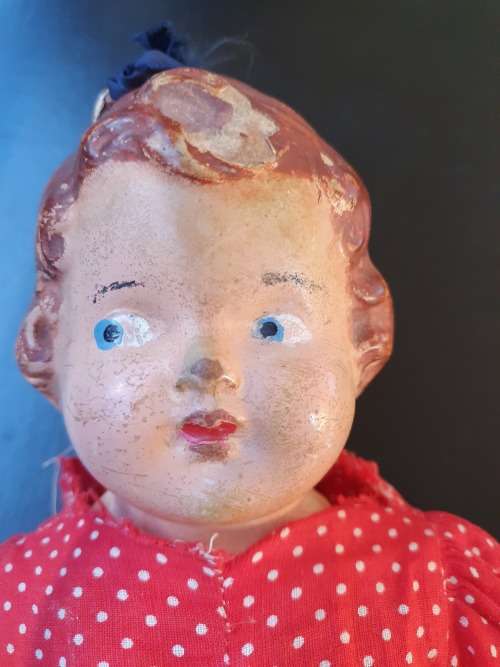 ANTIQUE HAIRBOW PEGGY RELIABLE DOLL MADE IN CANADA