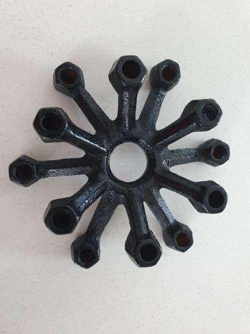 Mid-Century Modern Cast Iron Spider Candle Holder Japan