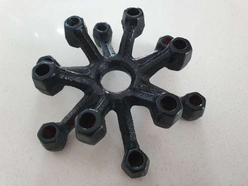 Mid-Century Modern Cast Iron Spider Candle Holder Japan