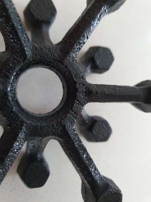 Mid-Century Modern Cast Iron Spider Candle Holder Japan