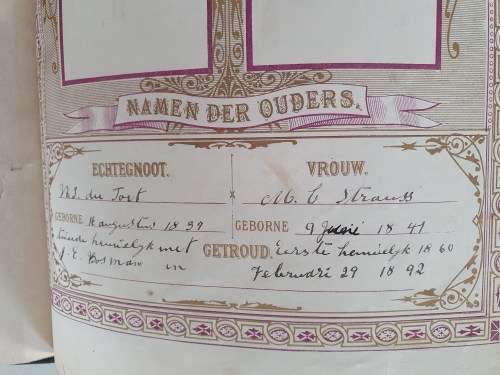 ANTIQUE BIJBEL (ANTIQUE DUTCH FAMILY BIBLE) LEATHER & BRASS CLASPS