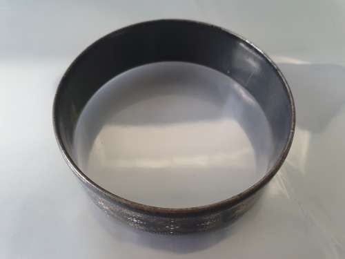 Michaela Frey Vintage Black Enamel Bracelet, Austrian Vintage Collectible Jewellery