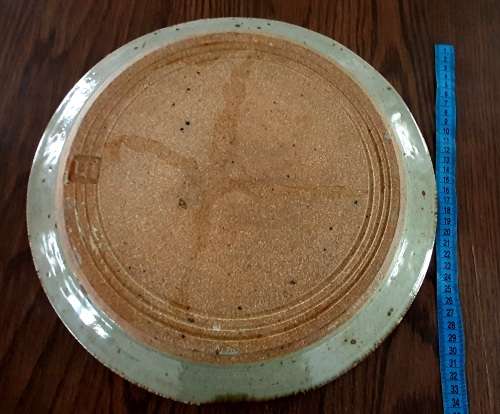 South african Artist Tim Morris Dragonfly Large pottery charger