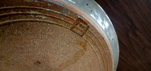 South african Artist Tim Morris Dragonfly Large pottery charger