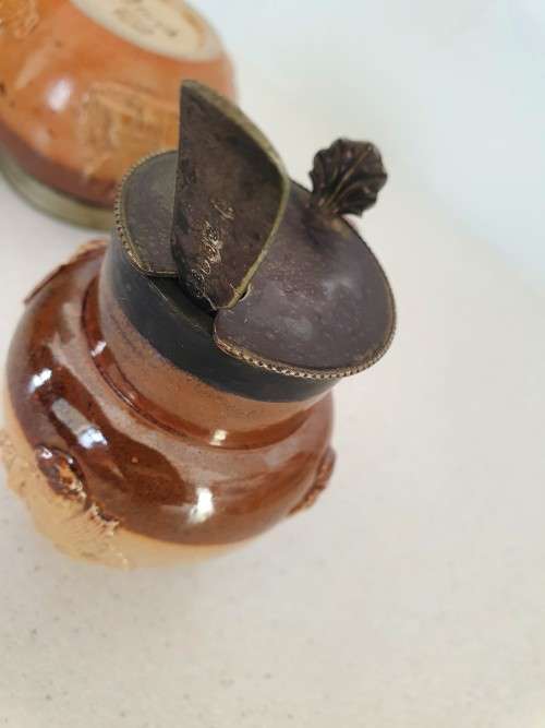 Antique Doulton Lambeth England Cruet Set