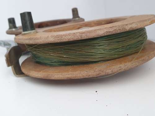 Vintage pair of Wooden Fishing Reels
