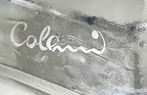 Famous German Designer Luigi Colani MId Century Modern Glass Ashtray/cigar Holder