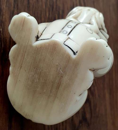 Famous South Africa John Biccard Marble Bulldog Figurine