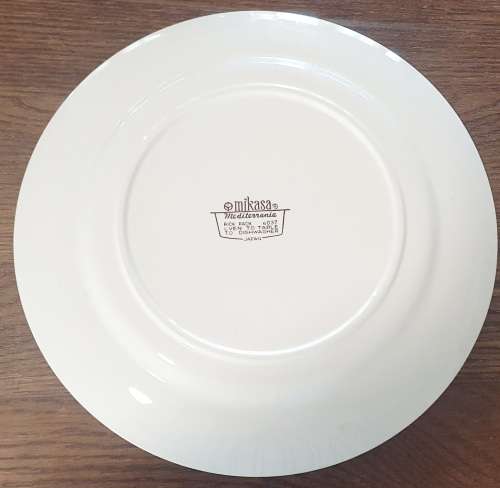 Mikasa Japan Mediterrania Brown Porcelain Platter Plate