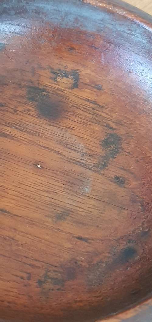 HMS Sirdar Royal Navy Submarine WW2 1930`s Teak wooden Bowl