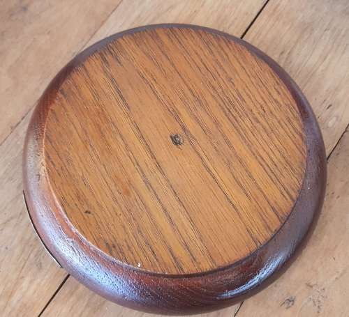 HMS Sirdar Royal Navy Submarine WW2 1930`s Teak wooden Bowl
