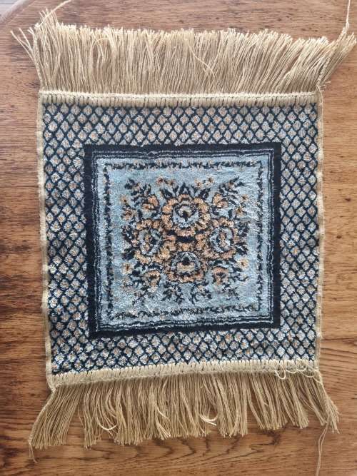 Vintage Velvet Table Mat with Tassels