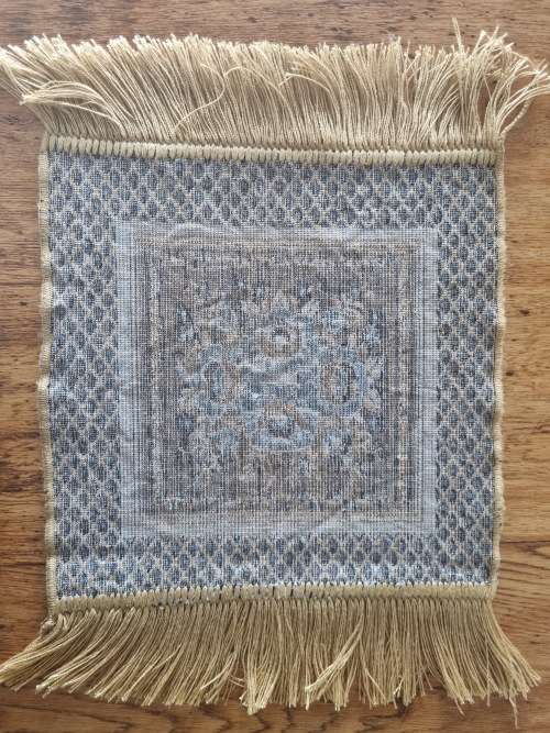 Vintage Velvet Table Mat with Tassels