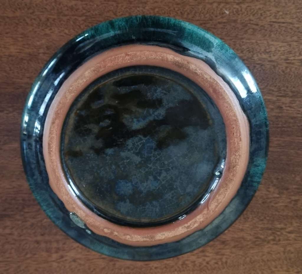 Rand ware/Globe Ware Green Pottery Bowl?