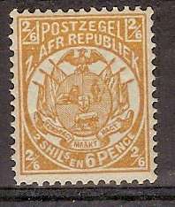 Transvaal 1885-95 21/2 SH MH
