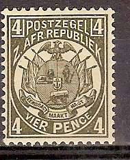 Transvaal 1885-93 4p MH