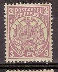 Transvaal 1885-93 3p MH