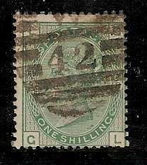 GB QV 1SH PL8  used CV75P