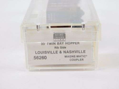Micro-Trains MTL 56260 L&N Louisville & Nashville 2-Bay Rib Side Hopper #82199