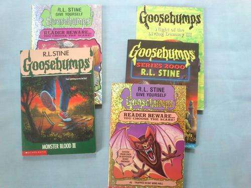 5 x Goosebumps Books