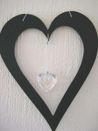 Stunning hanging heart