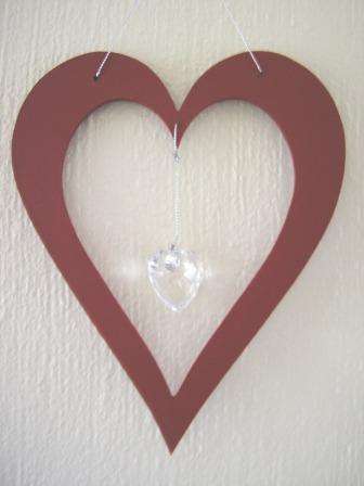 Pretty hanging heart
