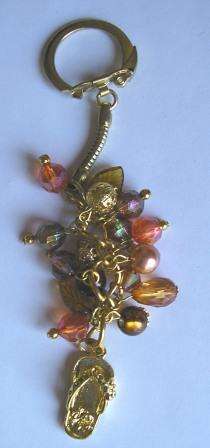 **Hot item** - Beaded keyring with charms