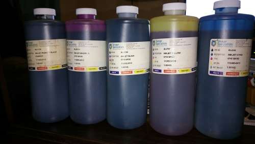5x Bottles of High Quality Dye Base and Pigment Ink