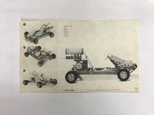 Meccano Set 5 In Dark Blue and Yellow