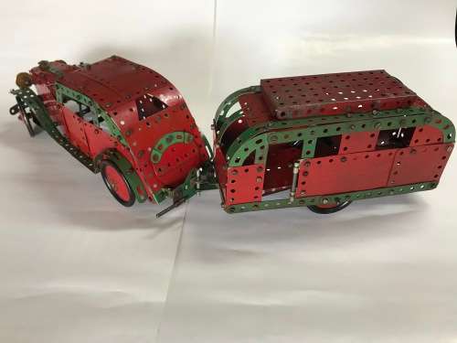 Meccano Car And Caravan